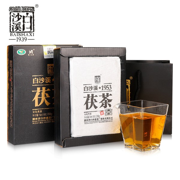 白沙溪安化黑茶金花獲磚特級(jí)御品獲茶318g